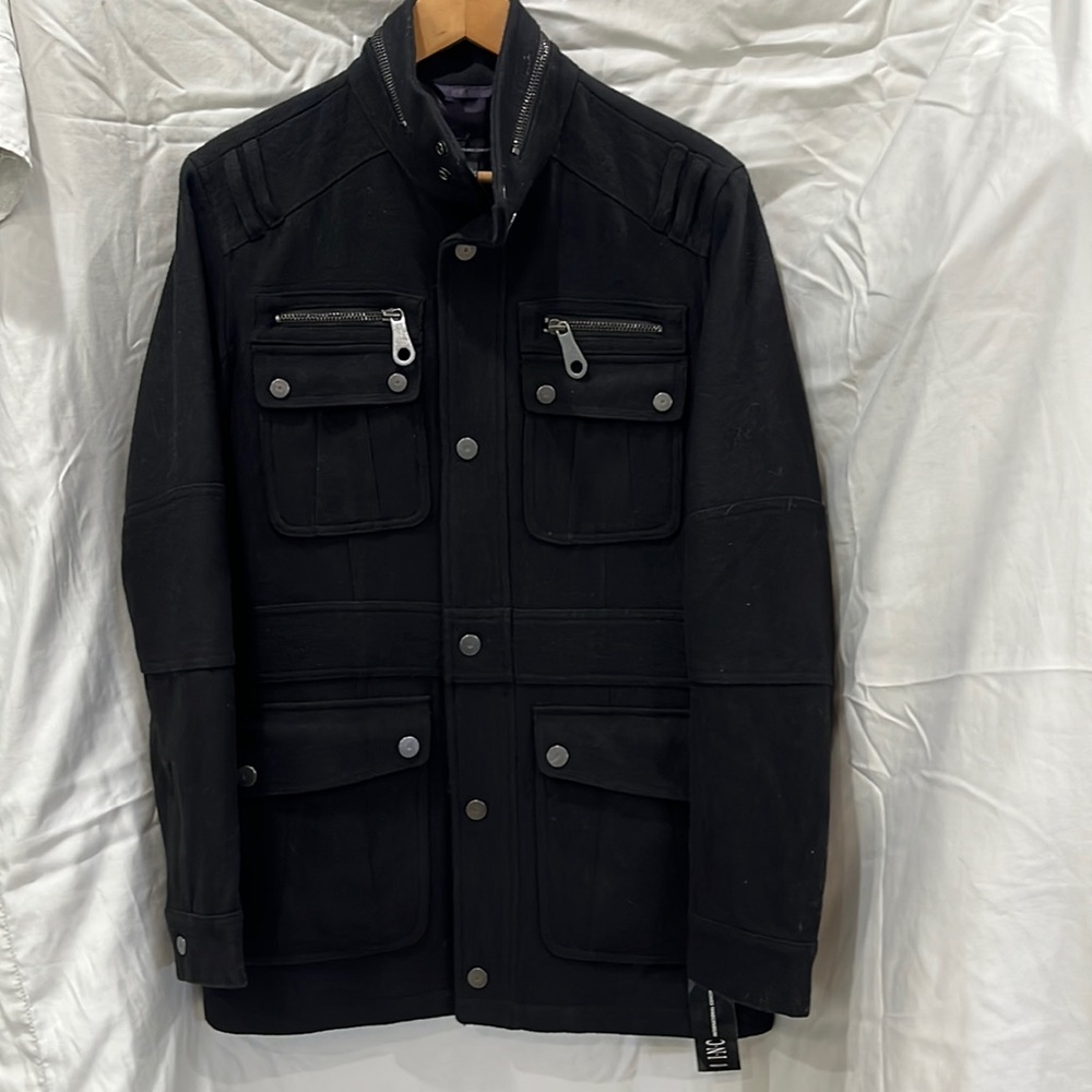 NWT- INC men’s black coat size small